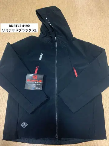 BURTLE 3190 방풍 후디 자켓 XL 리미티드 블랙