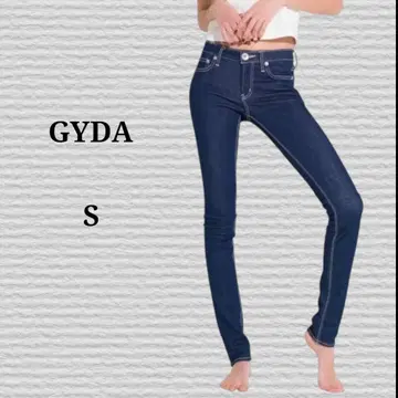 [ GYDA ] 원 워시 스키니 데님 팬츠 인디고 S