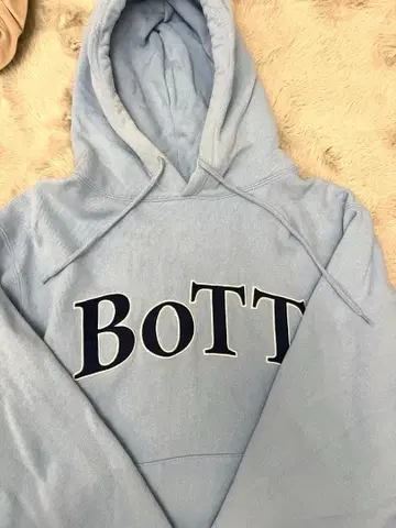 BoTT 로고 후드티 라이트 블루