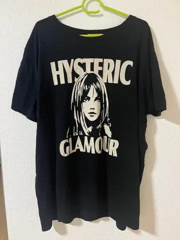 HYSTERIC GLAMOUR 오버 사이즈 T셔츠 블랙