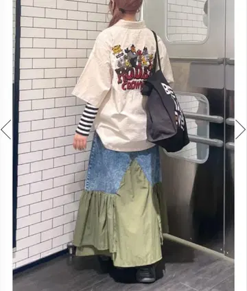 로데오 크라운 미사용 류안베 콜라보 셔츠 남녀 공용
