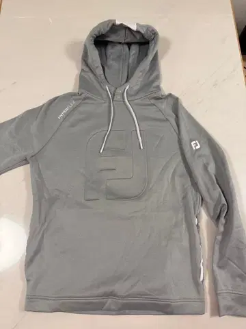 FootJoy 후드 부착 스웨터 그레이