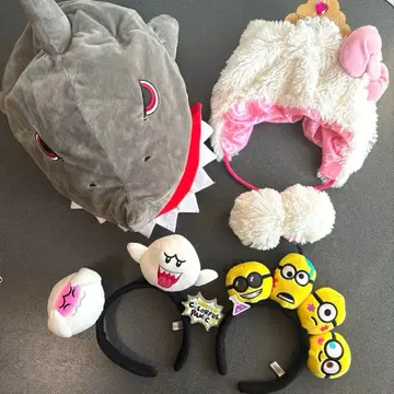 USJ 머리띠 모자 4종 세트 미니언 키티 죠스 테레사