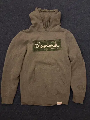 Diamond SUPPLY CO. 그레이 후드티
