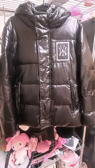 뉴욕 후드 부착 다운
