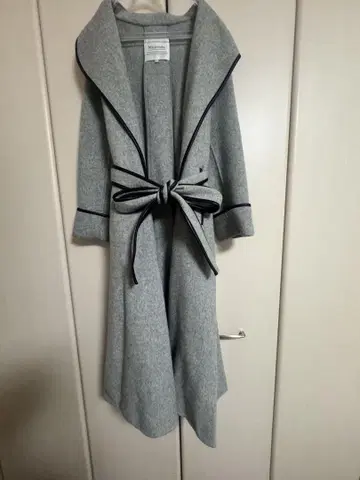 Mystrada 그레이 롱 코트 36