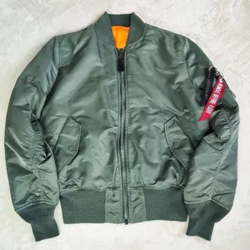 알파 MA-1 플라이트 자켓 밀리터리 그린 S