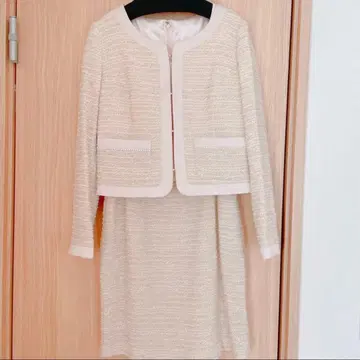 새상품급 프티 로브 블라우스 포멀 수트 긴팔 7부 기장 스커트