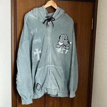 GALFY 후드티 염색 염색 데스메탈냥냥 후드티