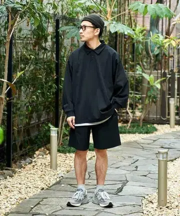 새상품급 FUNCTIONAL WIDE LONG-SLEEVE 피케 셔츠