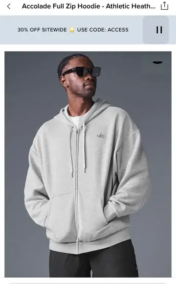 ALO 후드티 미사용 새상품 정가 이하 일본 미발매