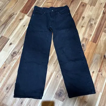 GAP 갭 와이드 팬츠 블랙 팬츠