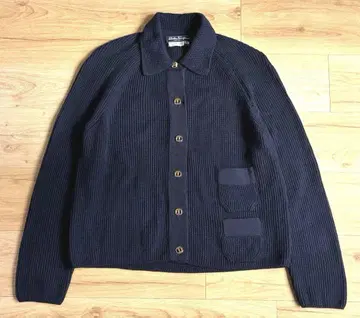 살바토레 페라가모 울 니트 가디건 골드 버튼 M 사이즈