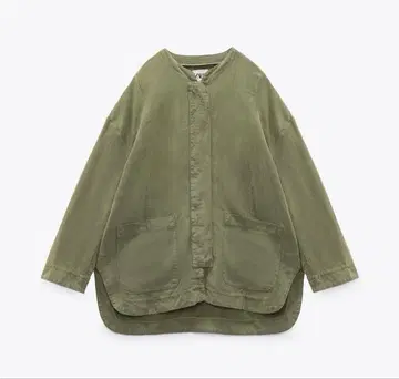 ZARA 포켓 린넨 블렌드 자켓