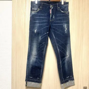 DSQUARED2 데님 팬츠 슬림 핏 셀비지