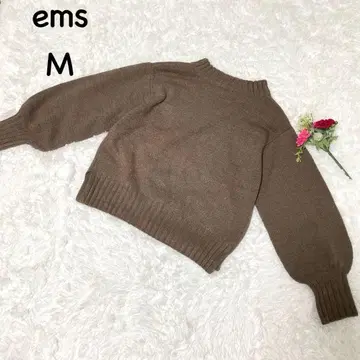 이케아 [ M ] 니트 스웨터 볼륨 슬리브 벌룬 슬리브 워셔블