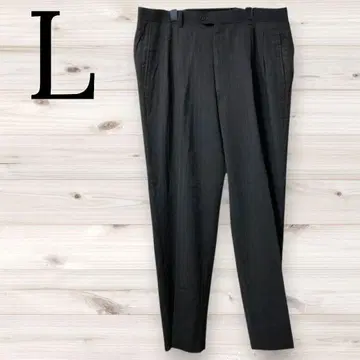 [ 새상품급 ] 슬랙스 팬츠 L 사이즈 블랙 비즈니스 포멀