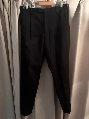 BARENA 스트레이트 팬츠 / 48 / 면 100% 블랙 슬랙스