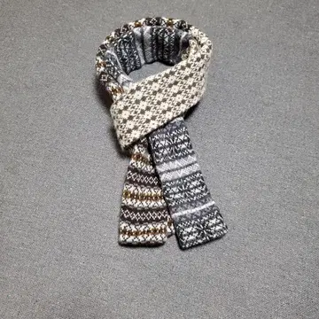 로버트 맥키 스코틀랜드제 페어아일 패턴 머플러