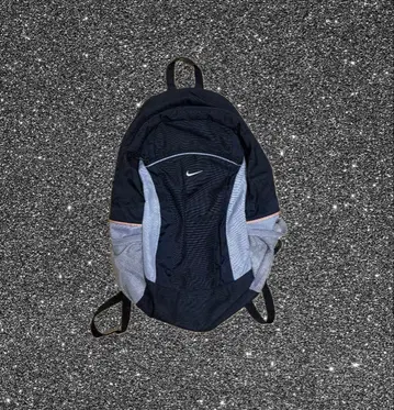 90sNIKE 올드 나이키 백팩 블랙 그레이 Y2K 테크 계열