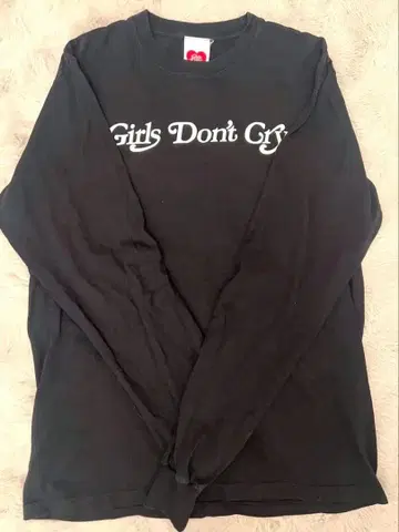 Girls Don't Cry 블랙 긴팔 롱티 S