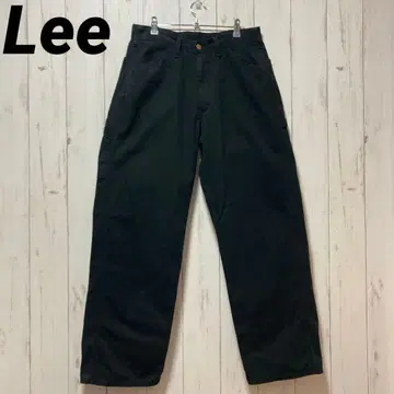 Lee 리 페인터 팬츠 덕 원단 블랙 와이드