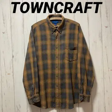 TOWNCRAFT 타운크래프트 옴브레 셔츠 섀도우 L 사이즈