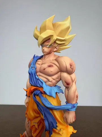 드래곤볼 손오공 리페인트 삼차원 채색