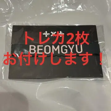 TXT 범규 데코 반지 응원봉 모아봉 트레이딩 카드