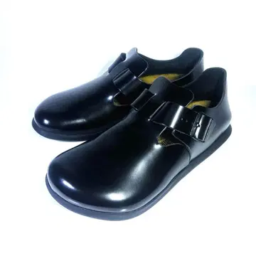 컨디션 최상 BIRKENSTOCK 보스턴 43/280 가죽 블랙