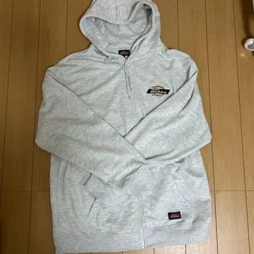 Dickies 화이트 후드 부착 후드티 L