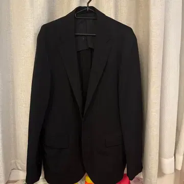 블랙 테일러드 자켓