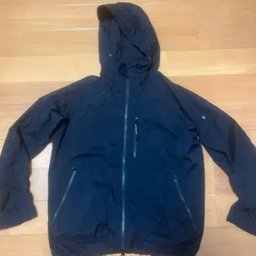 JOSEPH ABBOUD 후드 부착 나일론 자켓 블랙