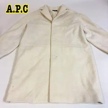 [ 레어 컬러 ] A.P.C. 체스터 코트 폴란드제 아이보리 M
