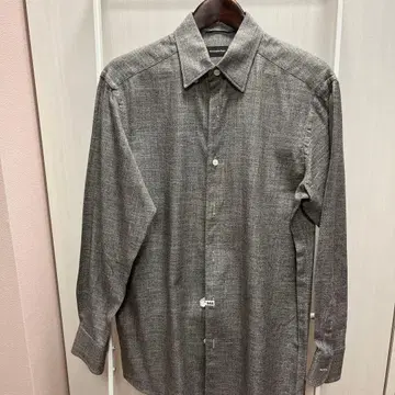 Ermenegildo Zegna 브라운 계열 긴팔 셔츠