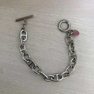 실버 체인 팔찌 라이온 하트