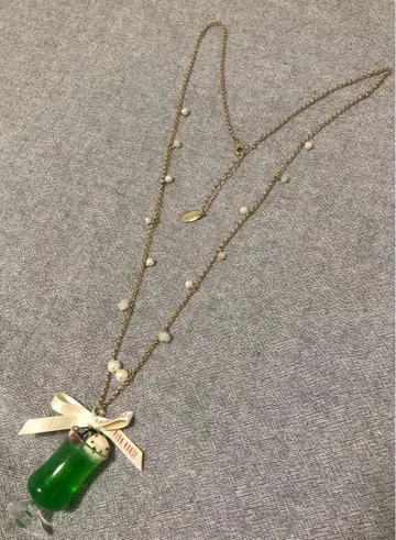 핑크하우스 크림 소다 목걸이