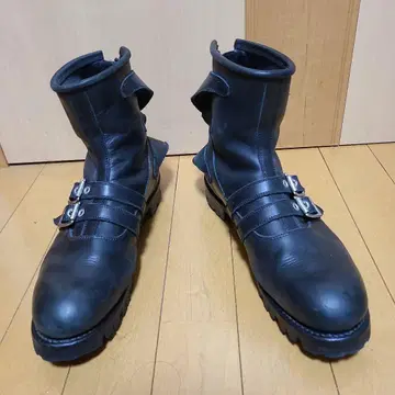 blackmeans 블랙미 숏 버클 엔지니어 부츠