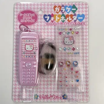 미개봉 새상품 헬로키티 골라쓰는 폴더폰 사진 홀더 산리오