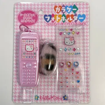 미개봉 새상품 헬로키티 골라쓰는 폴더폰 사진 홀더 산리오