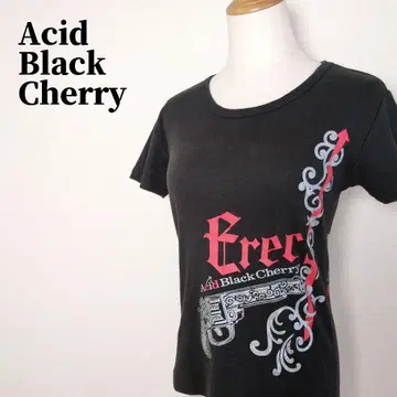 Acid Black Cherry 5주년 Erect 라이브 T셔츠 블랙