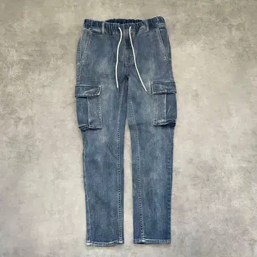 Betty Smith 베티스미스 데님 카고 팬츠 구김 BV33