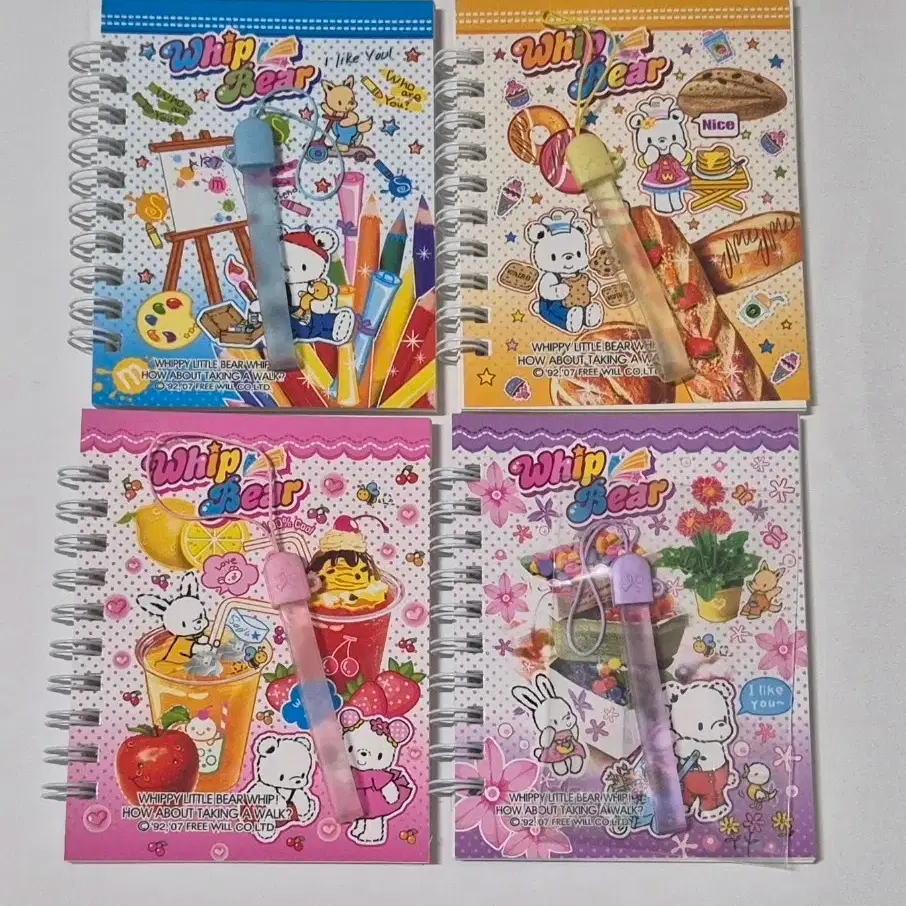 Vintage stationery Web Bear notebook, 4 types (choose 1)