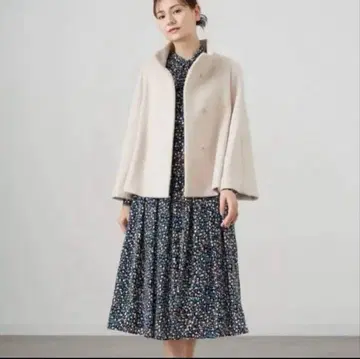 인기 아나이 울 비버 숏코트 케이프 36