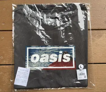 [ 미사용 새상품 ] oasis T셔츠 후지 라이브 25 일본 한정판 L