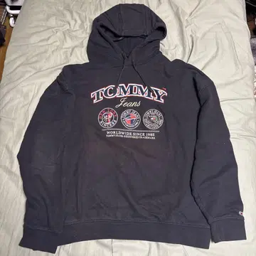 TOMMY JEANS 블랙 L 후드티