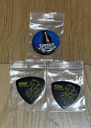 SOPHIA KURO 쿠로야나기 요시오 피크 캔뱃지
