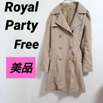 새상품급 ROYAL PARTY [ F ] 롱 코트 로얄 파티 베이지