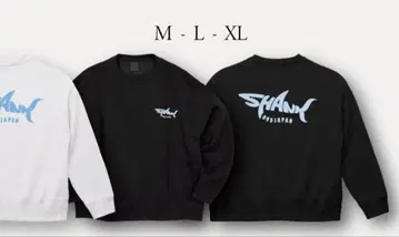 SHANK 'SHARK' BIG 맨투맨 블랙 XL