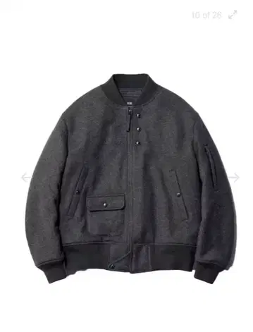 유니클로 Engineered Garments 퍼프테크 숏 블루종